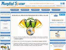 Tablet Screenshot of entrenadordefutbolonline.com